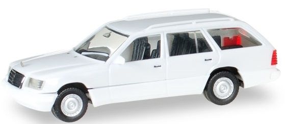 HER028554 - MERCEDES BENZ  E320T break blanc - 1