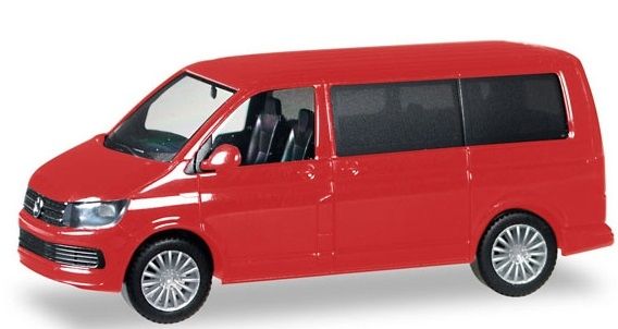 HER028738-002 - VOLKSWAGEN T6 van rouge - 1