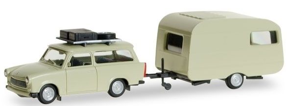 HER028790 - TRABANT 601S Universal avec caravane 1 essieu - 1