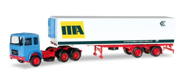 HER306935 - MAN KSZ 6x4 avec semi frigo 2 essieux ITIA - 1