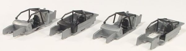 HER050562 - 4 chassis de voitures en kit à assembler - 1