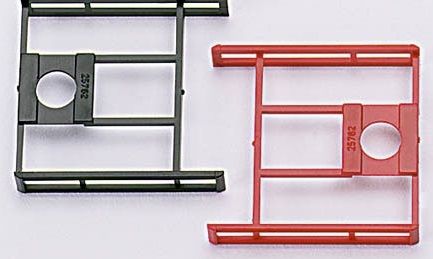 HER051200 - 6 protections 3 rouges et 3 noires pour remorque silo 52 mètres cubes - 1