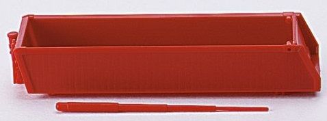 HER051675 - 2 bennes rouges pour semi avec verins sans le chassis - 1