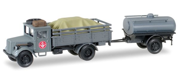 HER745628 - OPEL 3000m avec remorque citerne 1 essieu - 1
