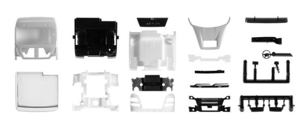HER084734 - 2 Cabines de MAN TGX XLX Euro 6 avec déflecteur - En Kit - 1