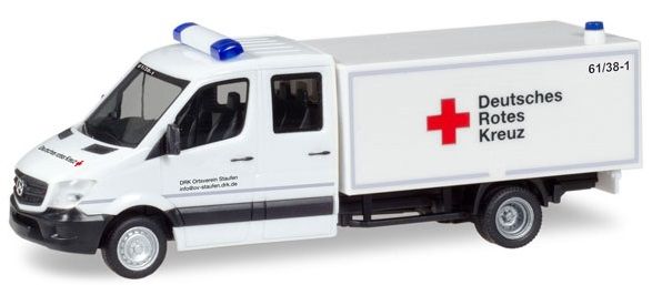 HER093651 - MERCEDES BENZ Spinter de secours porteur caisse rigide Deutsches Rotes Kreuz - 1