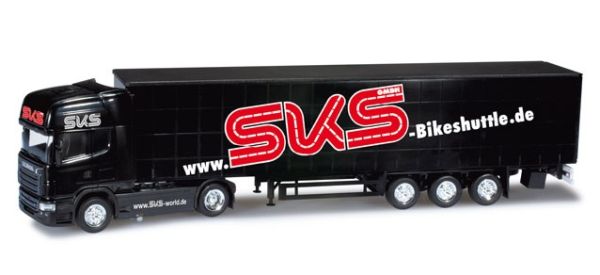 HER159722 - SCANIA R09 SZ 4x2 avec semi-remorque 3 Essieux - SKS BIKESHUTTLE - 1