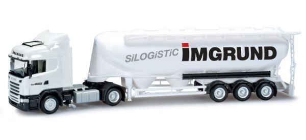 HER302371 - SCANIA R09 4x2 avec semi-remorque silo 3 Essieux - IMGRUND - 1