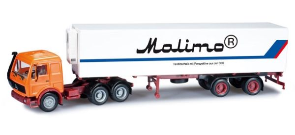 HER302791 - MERCEDES NG 6x4 avec semi-porte conatiner 2 Essieux et container frigo - MOLIMO - 1