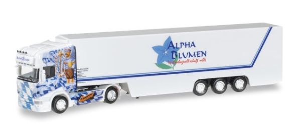 HER304214 - SCANIA R13 TL avec semi-remorque frigo - ALPHA BLUMEN / ALOSIUS - 1
