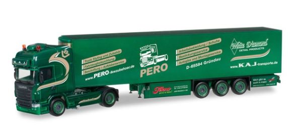 HER304221 - SCANIA R09 V8 TL 4x2 avec semi-remorque frigo 3 Essieux - K.A.J - 1