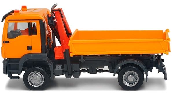 Miniature MAN TGS 4x2 porteur benne avec grue HERPA HER308267 Collect World