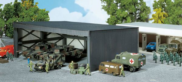 HER745994 - Hangar en kit de dimensions 23x16x8 cm véhicules et accessoires non fournis - 1