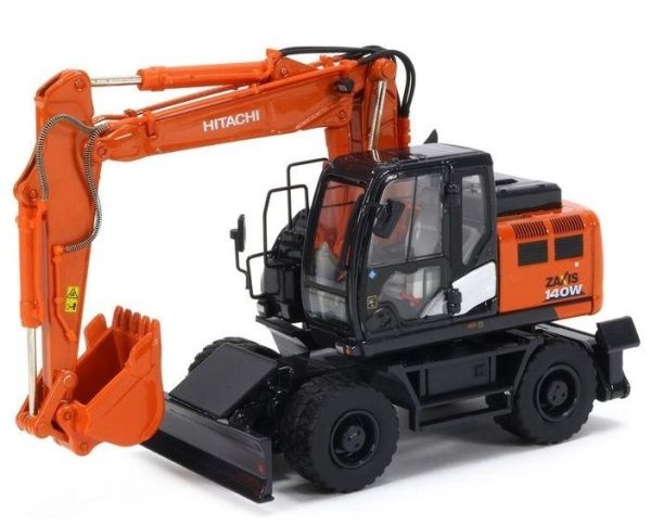 Porte-clé Pelle sur pneus HITACHI ZX140W-6 - Référence PC05 fabriquée par  HITACHI