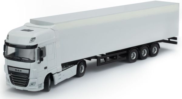 HOL2-076000 - DAF XF 4x2 et remorque caisse rigide - 1