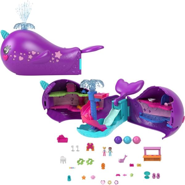 MATHKV71 - Bateau les aventures du narval – Polly Pocket - 1