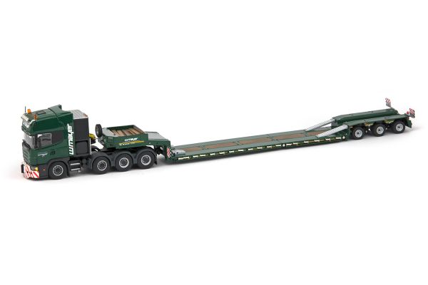 IMC33-0014 - SCANIA R146 Topline 8x4 avec semi surbaissée GOLDHOFER 3 essieux transport Mayer - 1