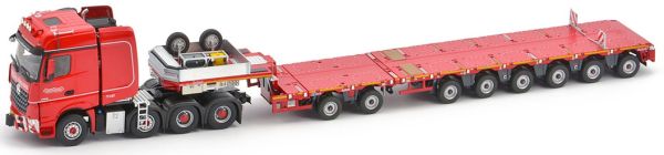 IMC5386866 - MERCEDES Arocs 8x4 avec semi surbaissée extensible 8 essieux NOOTEBOOM - 1