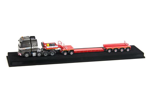 IMC31-0062 - MERCEDES Arocs Bigspace 8x4 avec semi surbaissée Groupe Eurocompact 2+4 et boite vitrine - 1