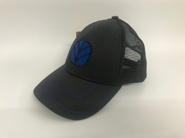 CASNH507 - Casquette NEW HOLLAND Noire avec logo bleu - 1