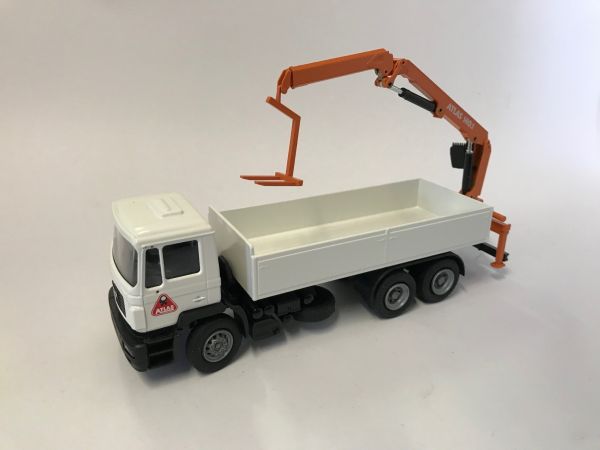 CON6199/0 - MAN F2000 Plateau et grue ATLAS - 1