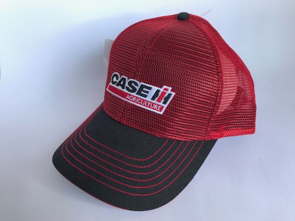 CASCASEIH0004 - Casquette CASE IH Agriculture Rouge et noire - 1