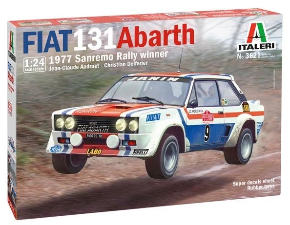 ITA3621 - FIAT 131 Abarth 1977 à assembler et à peindre - 1