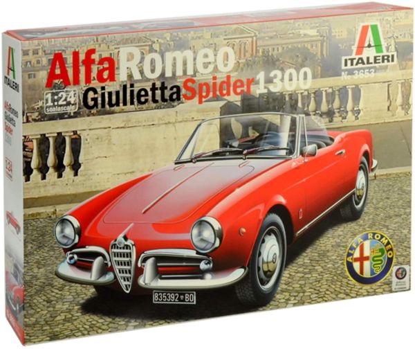 ITA3653 - ALFA ROMEO Giulietta Spider 1300 maquette à monter et à peindre - 1