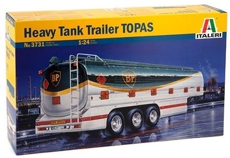 ITA3731 - Citerne à carburant Topas 3 essieux BP maquette à monter et à peindre - 1