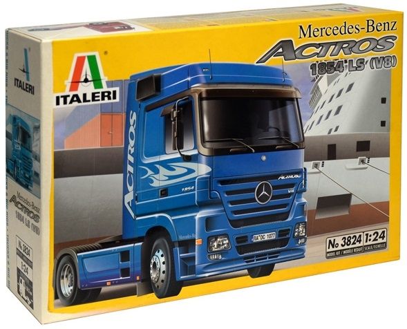 ITA3824 - MERCEDES BENZ Actros 1854 V8 4x2 maquette à monter et à peindre - 1