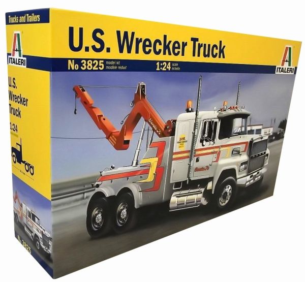 ITA3825 - FORD 9000 dépanneuse lourde US Wrecker truck maquette à monter et à peindre - 1