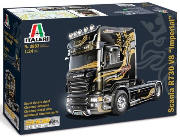 ITA3883 - SCANIA R730 V8 Topline Imperial 4x2 Show Trucks maquette à monter et à peindre - 1