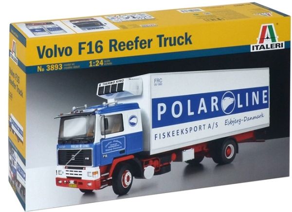 ITA3893 - VOLVO F16 porteur caisse rigide frigo 4x2 Polar Line maquette à monter et à peindre - 1