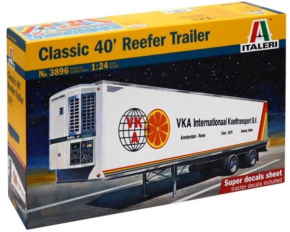 ITA3896 - Remorque frigo TERMOKING 2 essieux 40 pieds maquette à monter et à peindre - 1