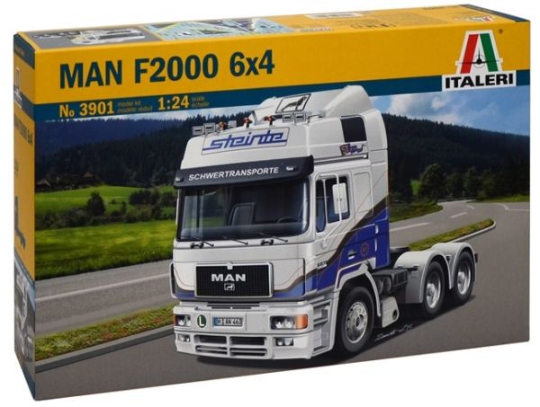 ITA3901 - MAN F2000 6x4 Schwertransporte maquette à monter et à peindre - 1