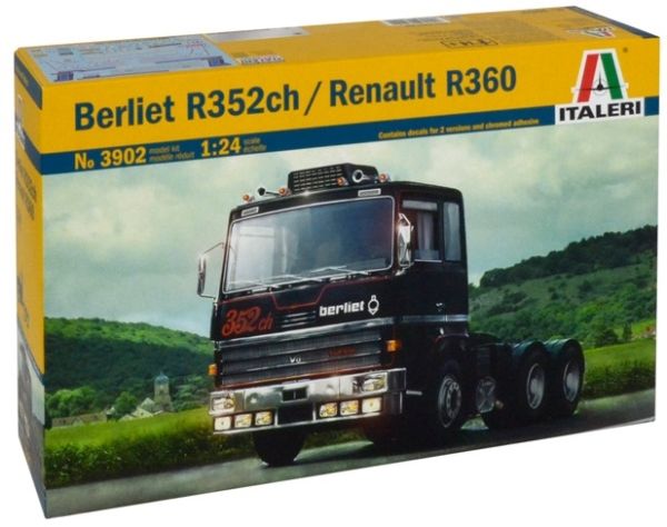 ITA3902 - BERLIET R V8 Turbo 352ch / Renault R360 6x4 maquette à monter et à peindre - 1