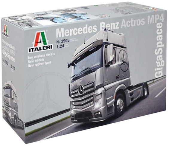 ITA3905 - MERCEDES BENZ Actros MP4 Gigaspace 4x2 maquette à monter et à peindre - 1