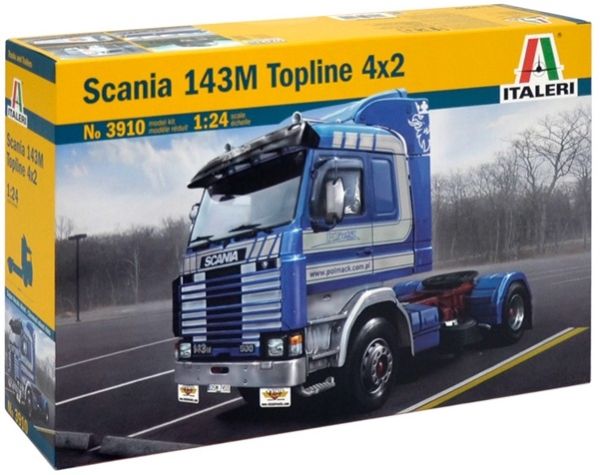 ITA3910 - SCANIA 143M Topline 4x2 transport Polmack maquette à monter et à peindre - 1