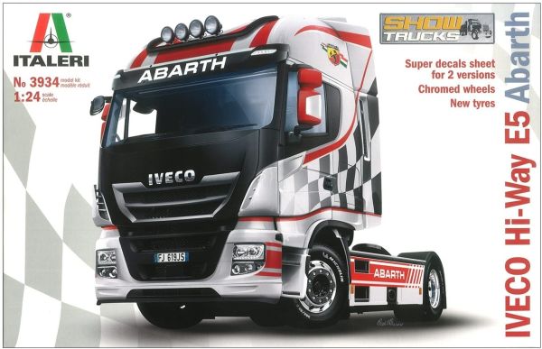 ITA3934 - IVECO Hi-Way E5 4x2 Show Trucks Abarth maquette à monter et à peindre - 1