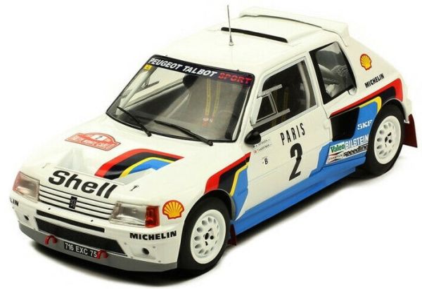 IXO18RMC022 - PEUGEOT 205 T16 #8 rallye de Monté Carlo 1985 B.Saby / J.F.Fauchille - 1