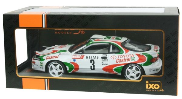 Voiture du rallye du Portugal de 1992 TOYOTA Celica GT-FOUR ST185 n°1 équipage Carlos Sainz-Luis Moya