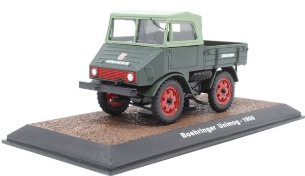 IXO7517007 - UNIMOG Boehringer 1950 plateau cabine bâchée - 1