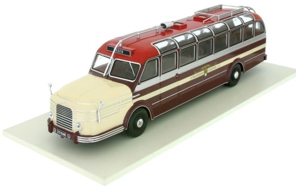 IXOBUS010 - Bus KRUPP Titan 080 1951 noir beige rouge - 1