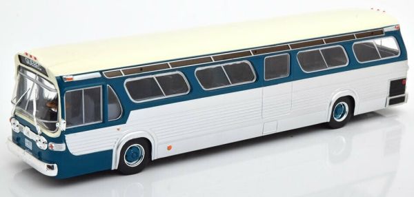 IXOBUS013 - Bus GMC New Look Fishbowl 1969 gris vert - 1