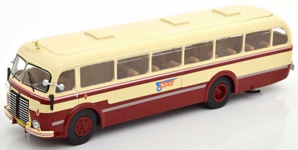 IXOBUS024LQ - Bus SKODA 706 RO 1947 CSAD crème et marron - 1