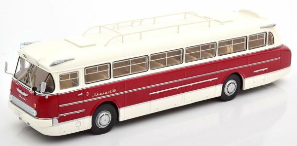 IXOBUS025LQ - Bus IKARUS 66 1972 rouge et blanc - 1