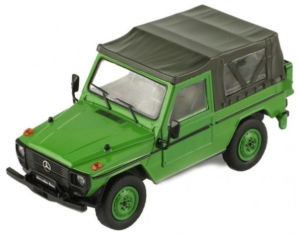 IXOCLC286 - MERCEDES BENZ 240 G Wagon LHD SWB soft top 1986 vert capote noire - 1