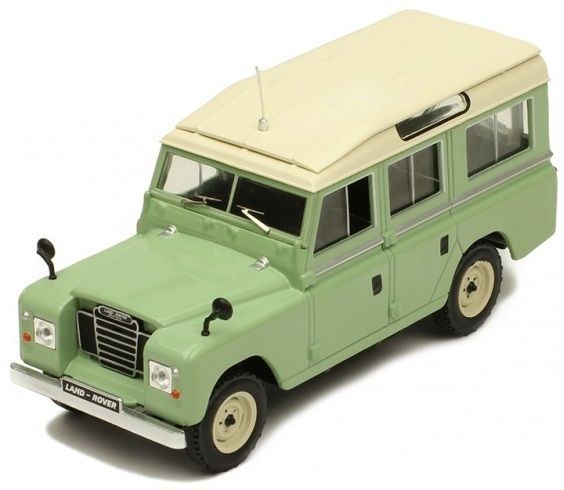 IXOCLC329N - LAND ROVER Série II 109 Station Wagon 4x4 1958 vert toit blanc - 1