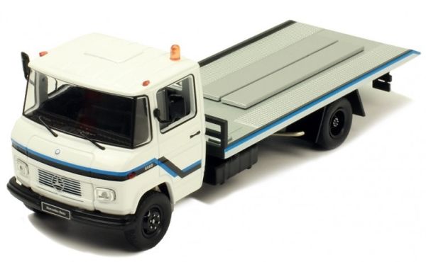 IXOCLC336 - MERCEDES BENZ L 600 1980 plateau dépanneuse blanc - 1