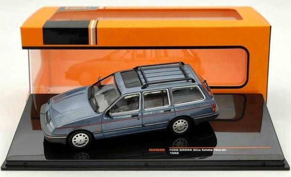 IXOCLC352N - FORD Sierra Ghia Estate break familiale rural 1988 bleu gris métallisé - 1